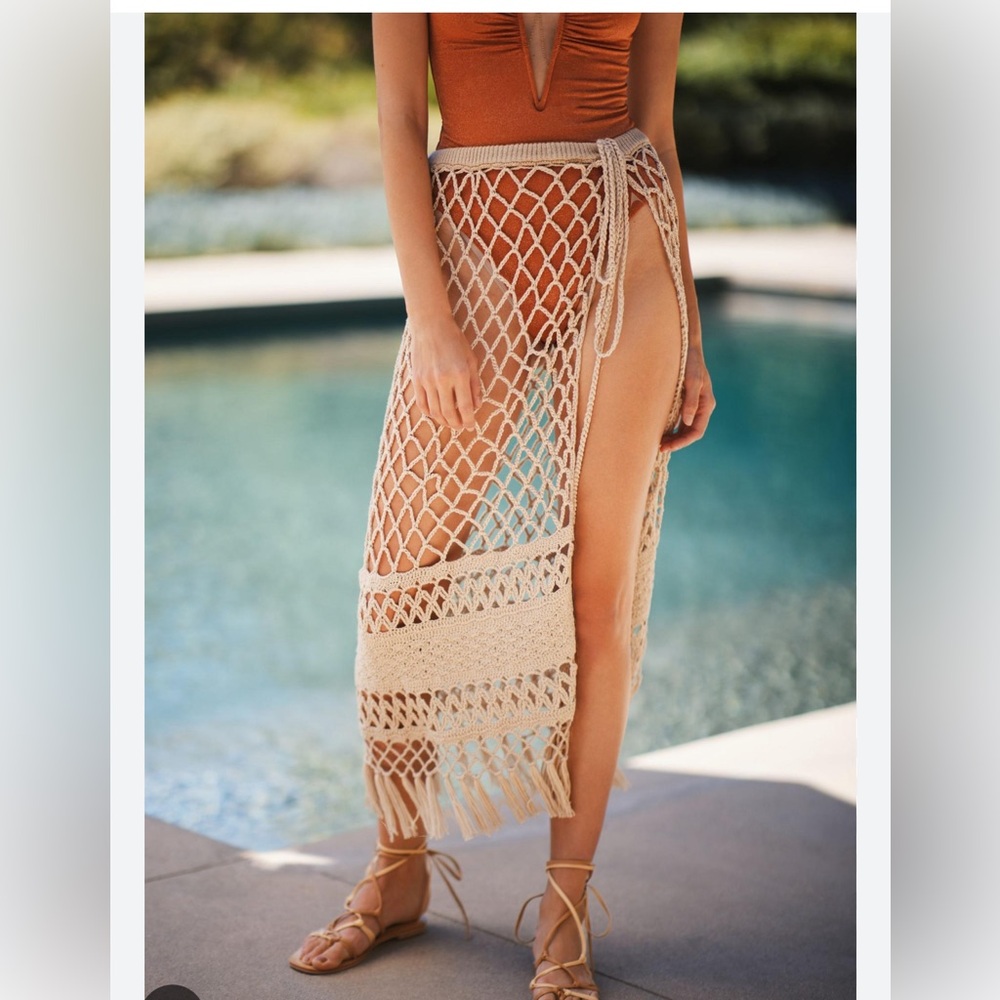 Anthropologie Woven sarong . Swim cover up